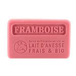 Savon français bio au lait d'âne - Framboise