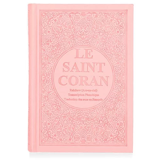 Le Saint Coran Rainbow (Arc-en-ciel) - Transcription Phonétique - Traduction des sens en Français - Grand format