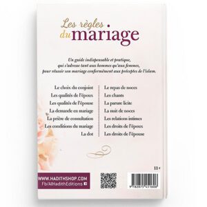 Les règles du mariage - Le livre indispensable pour réussir son mariage - Nouvelle édition