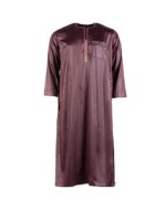Ikaf - Qamis Satiné (manches longues)