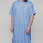 Qamis Satiné (manches courtes) - Ikaf