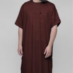 Qamis Satiné (manches courtes) - Ikaf
