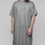 Qamis Satiné (manches courtes) - Ikaf