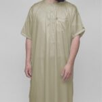 Qamis Satiné (manches courtes) - Ikaf