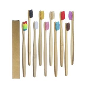 Brosse à Dents en Bambou Naturel - Enfants