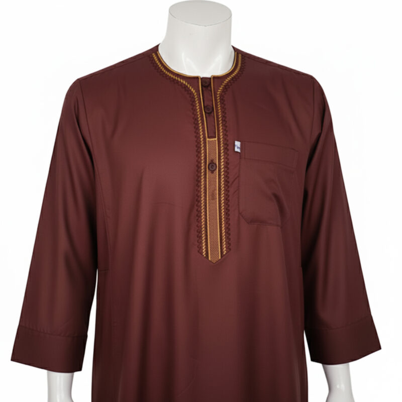 Ensemble Qamis Enfants Brodé - Zein