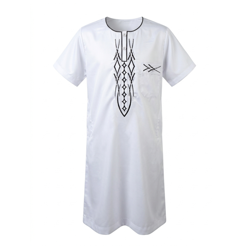 Ensemble Qamis Enfants Brodé - Zein