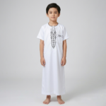 Ensemble Qamis Enfants Brodé - Zein