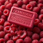Savon français bio au lait d'âne - Framboise