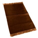 Tapis de prière tissé uni