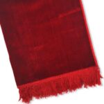 Tapis de prière tissé uni - Effet velours