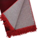 Tapis de prière tissé uni - Effet velours