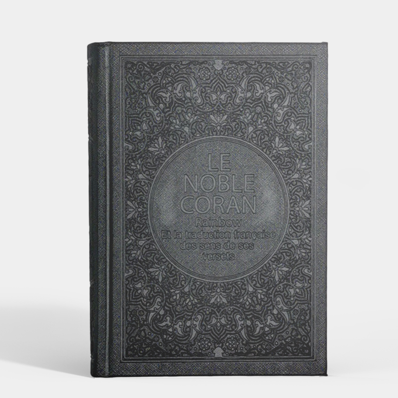 le-noble-coran-rainbow-et-la-traduction-francaise-des-sens-de-ses-versets-gris-anthracite_baytik Le Noble Coran Rainbow (Arc-en-ciel) - Et la traduction française des sens de ses versets