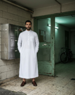 qamis-homme-manches-longues-blanc-col-zein-06_baytik Qamis classic - Zein