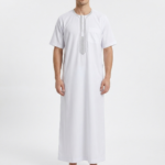 Qamis brodé (manches courtes) - Zein