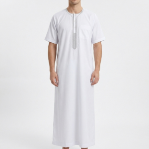 Qamis brodé (manches courtes) - Zein