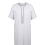 Qamis brodé (manches courtes) - Zein